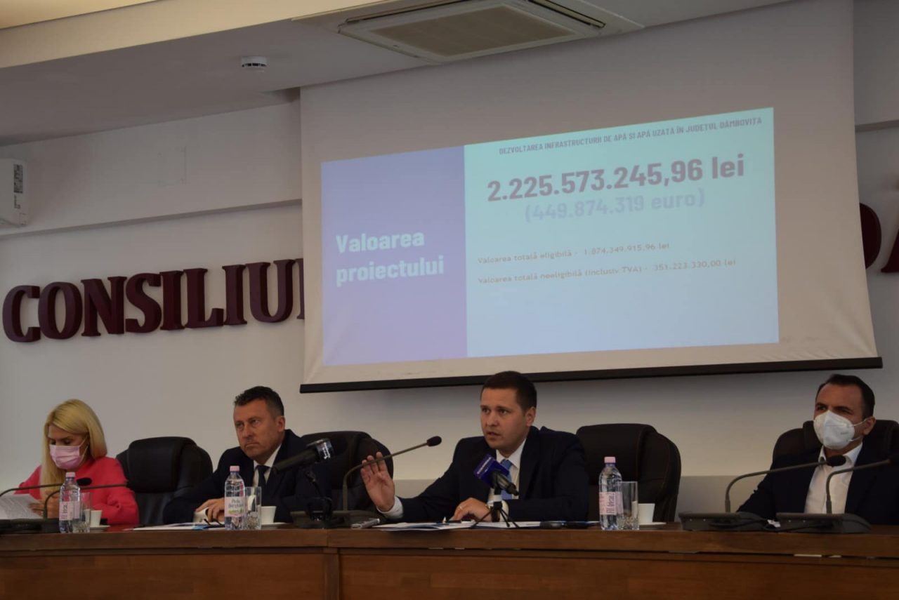 Peste 50 de localități din Dâmbovița vor avea rețele noi de apă și canalizare, construite cu fonduri europene de 450 milioane de euro