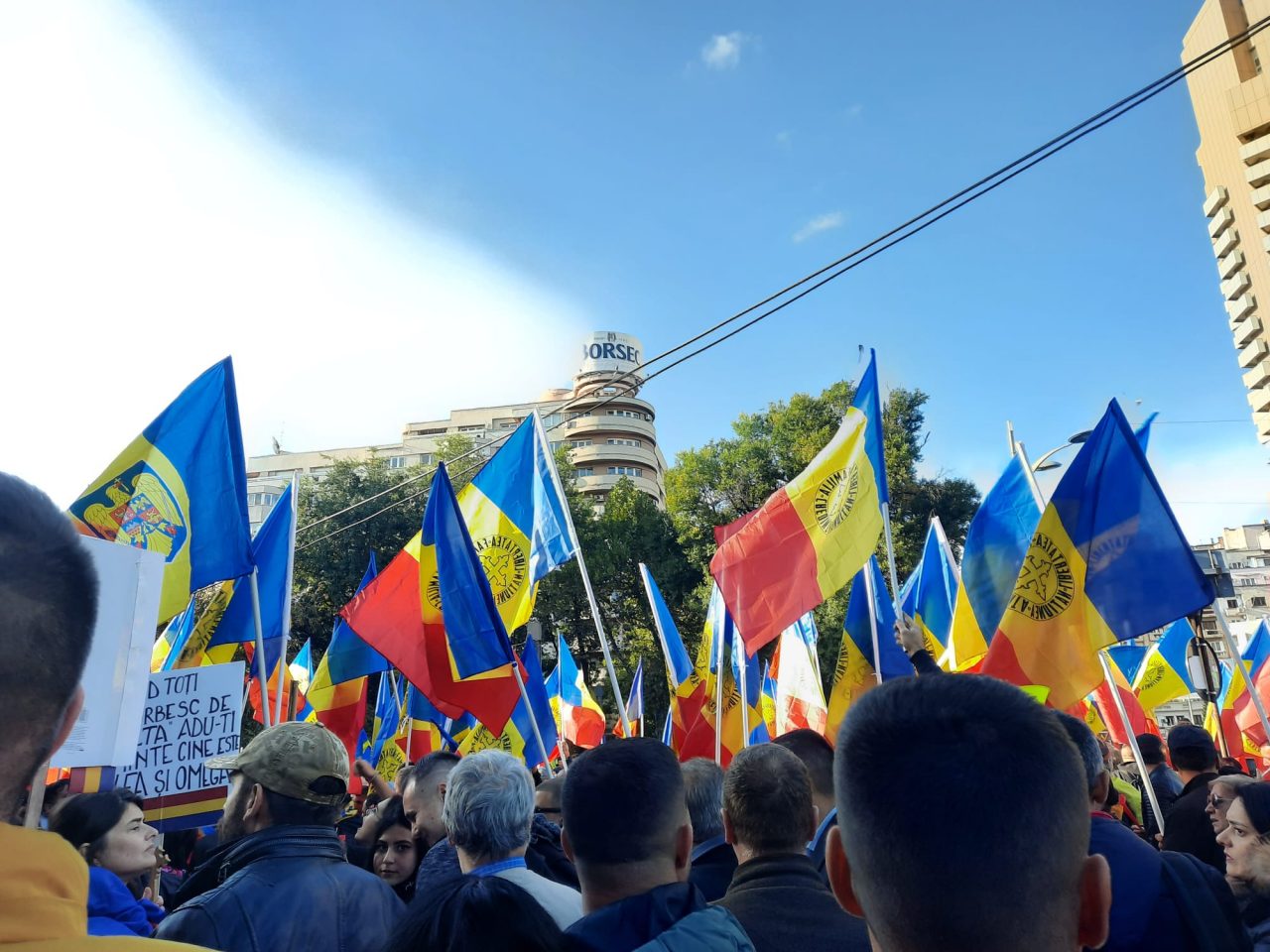 Proteste în Capitală, împotriva introducerii certificatului verde: „Nu forţaţi, nu ne vaccinaţi”