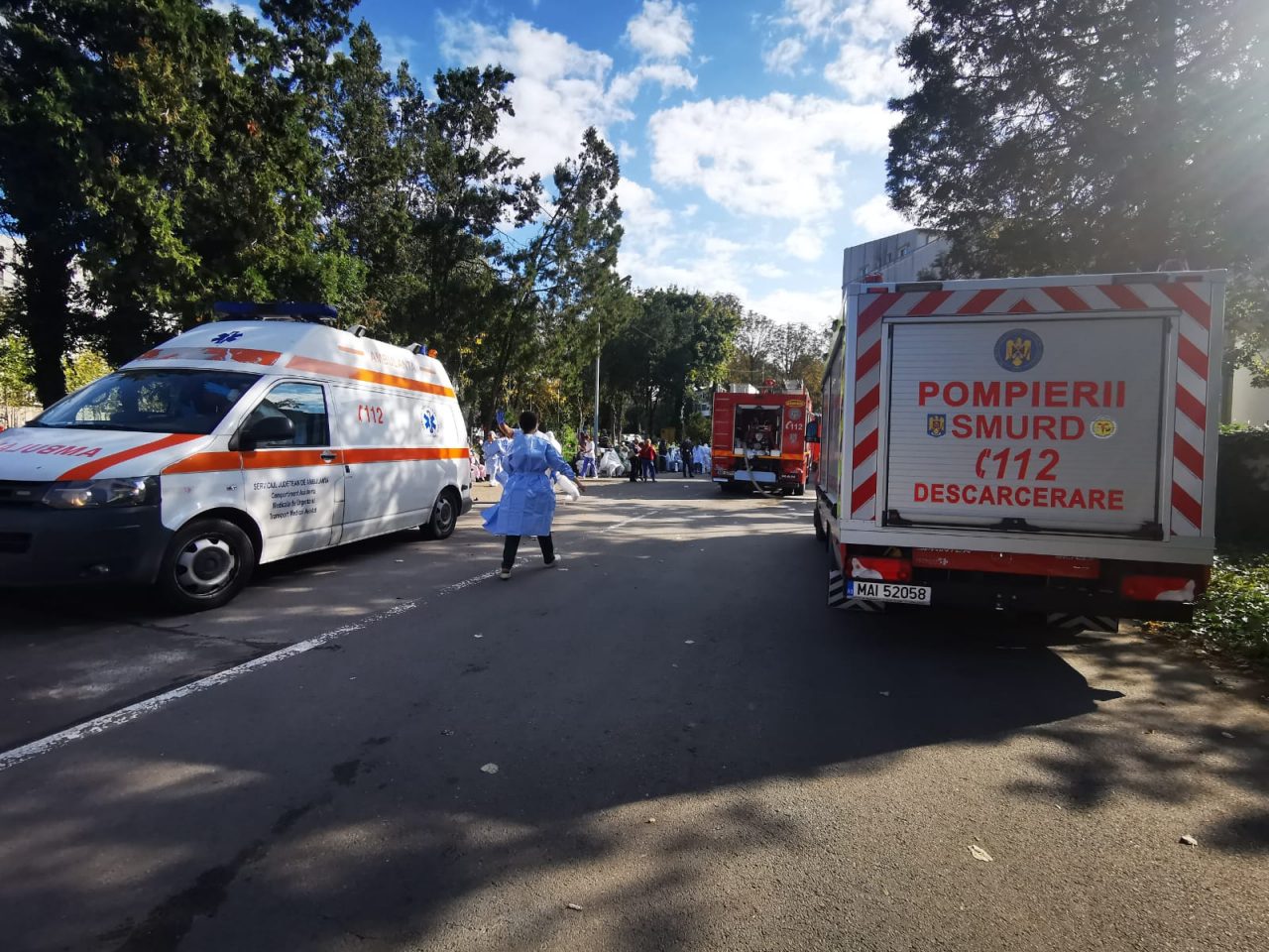 Ministerul Sănătății, după incendiul de la Spitalul de Boli Infecțioase Constanța: Toți pacienții, transferați la SJU Constanța, la Spitalul de Pneumoftiziologie și un spital mobil ISU