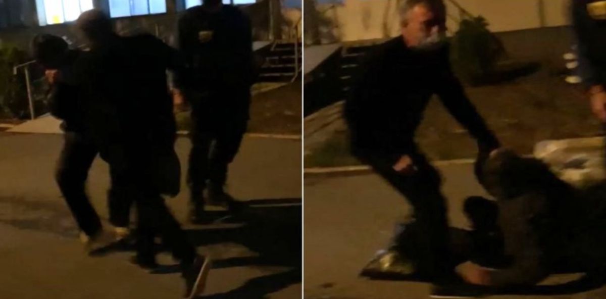 VIDEO| Scene de coșmar într-un spital din România. Bărbat bătut de paznic în sala de așteptare