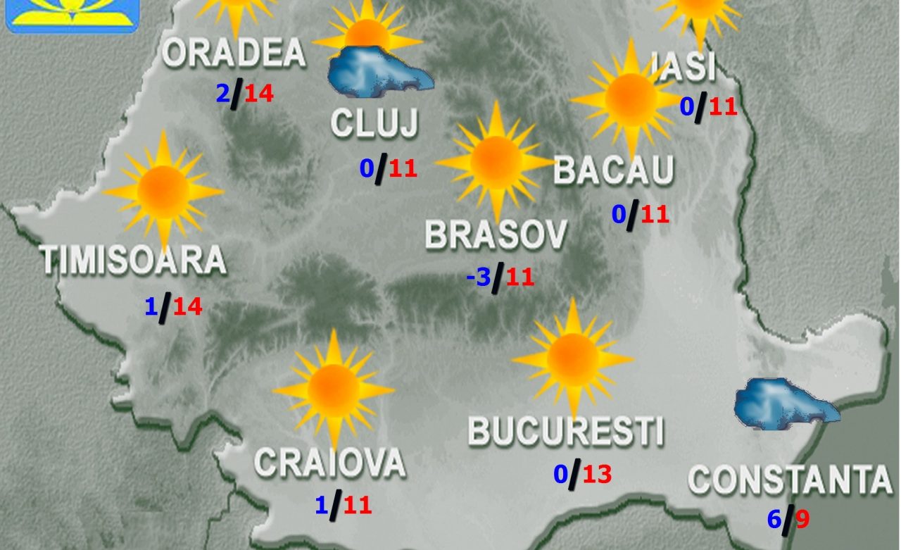 Prognoza meteo pentru 25 și 26 octombrie. Vremea se va menține rece pentru această perioadă