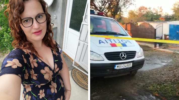 FOTO| Georgiana, o tânără însărcinată în nouă luni, a fost ucisă de cumnatul ei. Înainte să o înjunghie, bărbatul a incendiat casa