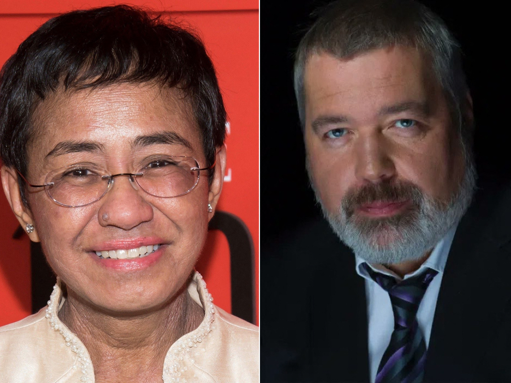 VIDEO | Premiul Nobel pentru Pace 2021. Jurnaliștii Maria Ressa și Dmitry Muratov, recompensați pentru ”lupta lor curajoasă în favoarea libertăţii de expresie”