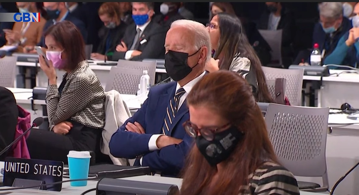 VIDEO. Joe Biden a adormit în timpul Conferinței ONU privind schimbările climatice de la Glasgow