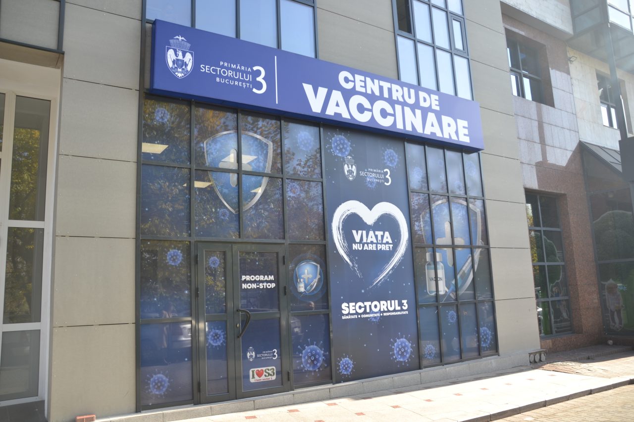Primul centru de vaccinare non-stop din București, deschis în Sectorul 3