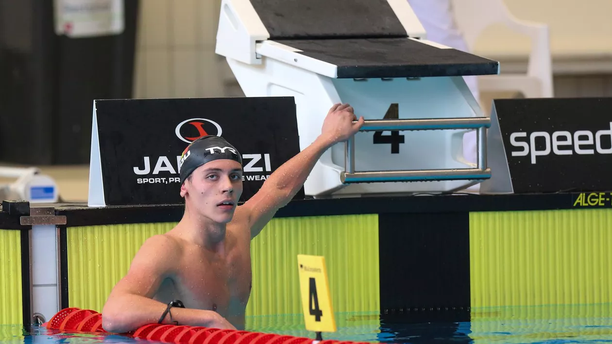 David Popovici a fost nominalizat la titlul de cel mai bun tânăr sportiv european al anului (VIDEO)