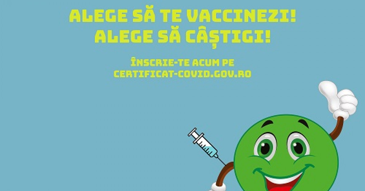 A douăsprezecea extragere săptămânală la Loteria de Vaccinare are loc duminică, 19 decembrie