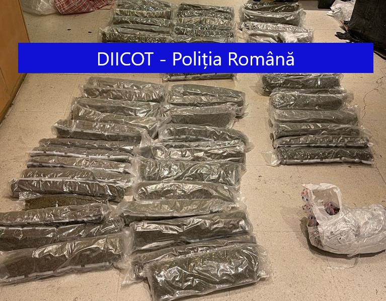 Droguri aduse din Spania în România, prin intermediul unor firme de curierat. Au fost reținuți patru suspecți (FOTO-VIDEO)