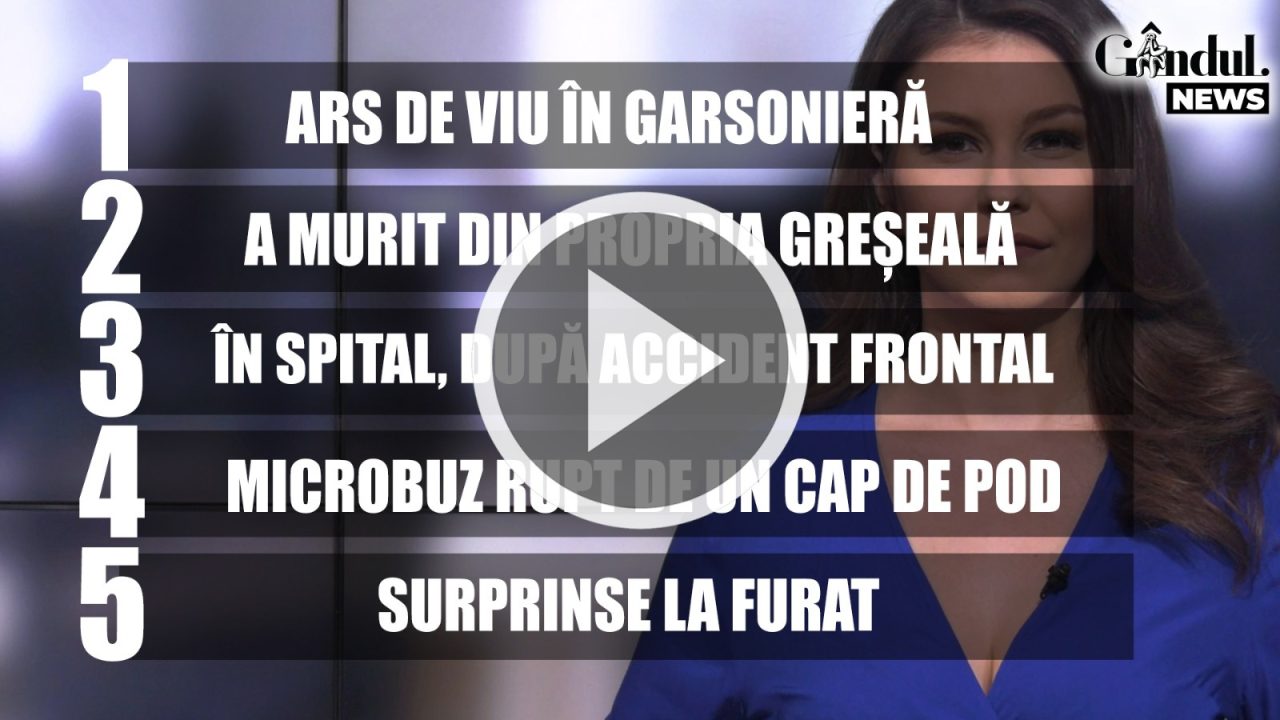 GÂNDUL NEWS. Zece oameni au ajuns la spital, din neatenția unui șofer (VIDEO)
