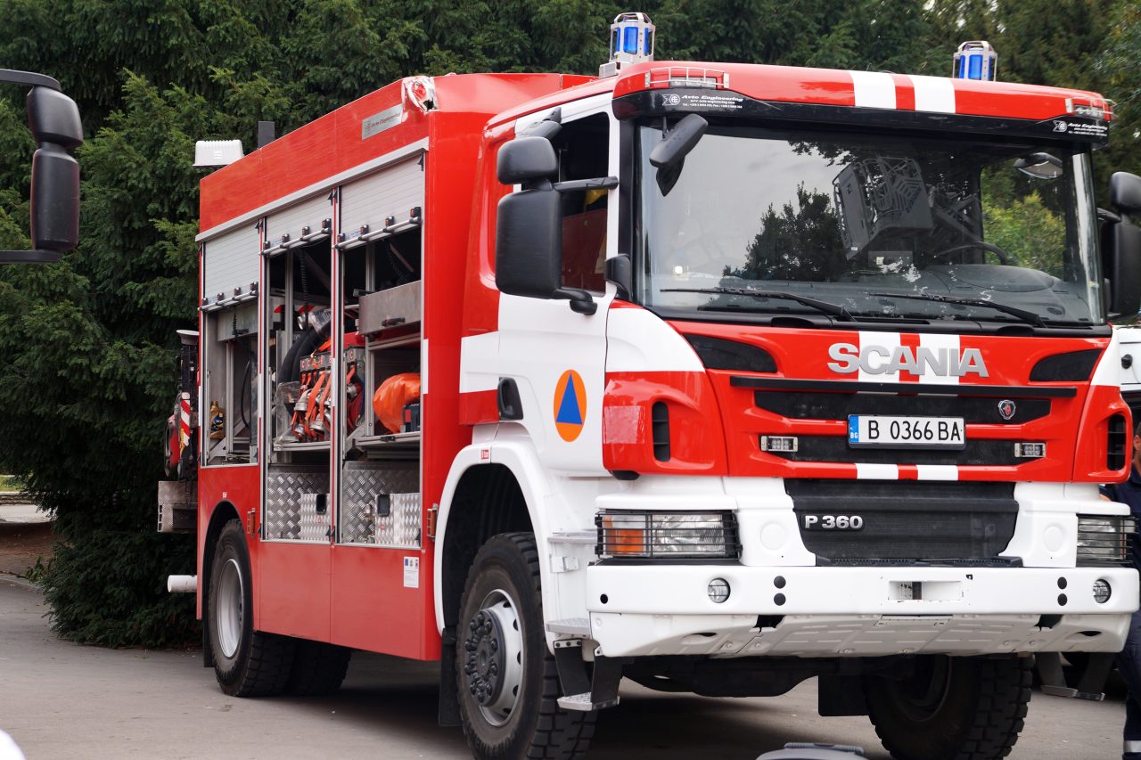 Un autocar românesc a ars total într-un incendiu în Bulgaria (VIDEO)