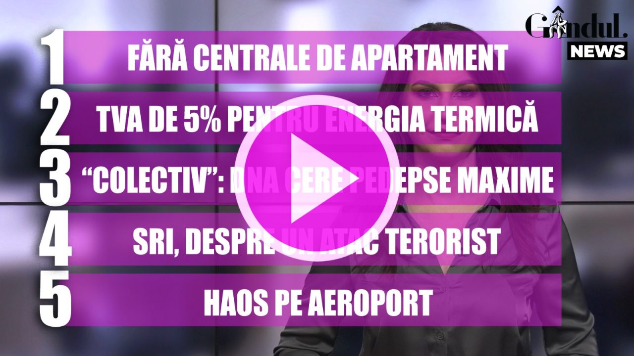 GÂNDUL NEWS. Centralele individuale de apartament, interzise în blocurile nou construite (VIDEO)