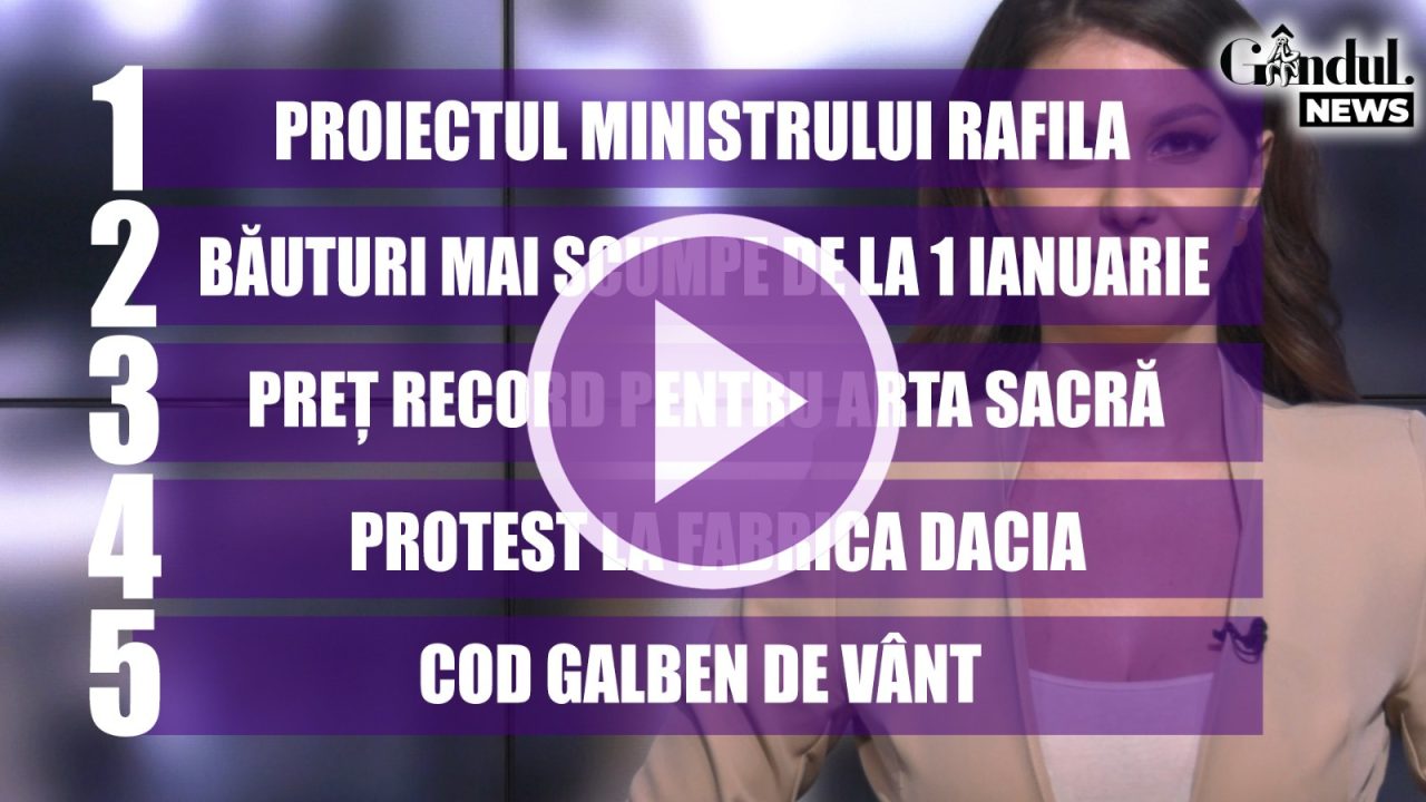 GÂNDUL NEWS. Băuturi mai scumpe de la 1 ianuarie (VIDEO)