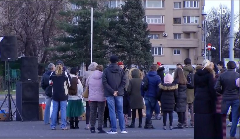 Protestatarii împotriva legii certificatului verde au mers în fața Guvernului