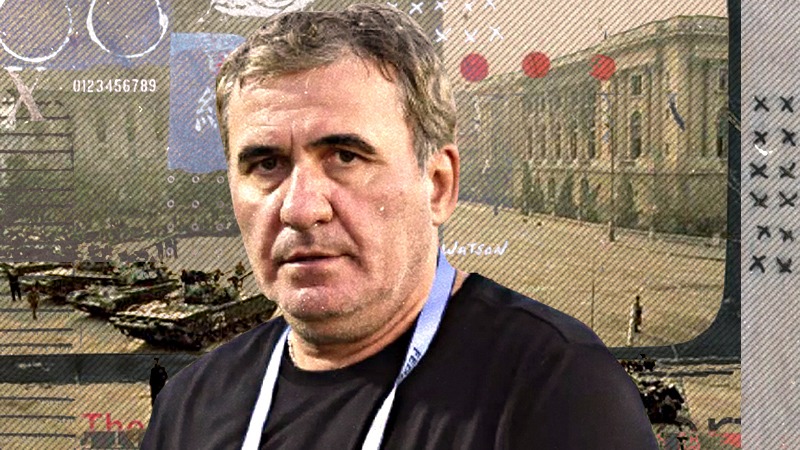 Ce a făcut Gică Hagi în ziua în care soții Ceaușescu fugeau cu elicopterul. ”Te așteptai la o grozăvie, mirosea a praf de pușcă”