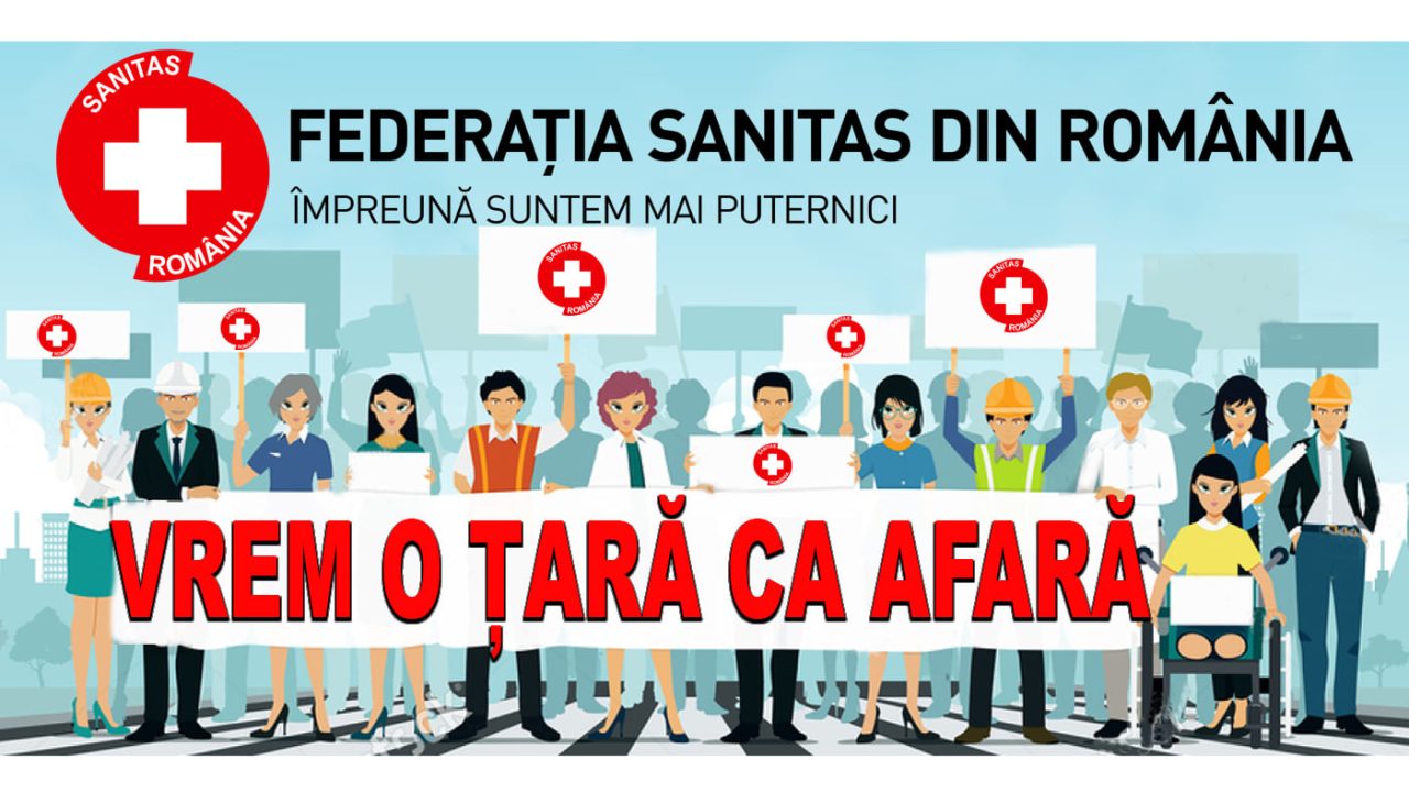 Sanitas: Personalul medical din România nu a avut în pandemie aceleaşi beneficii ca salariaţii din Sănătate din alte state UE