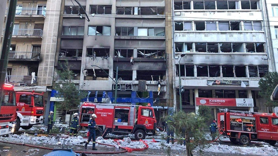 Cel puțin o persoană a fost rănită după o explozie produsă la Atena. Mai multe clădiri au fost grav avariate