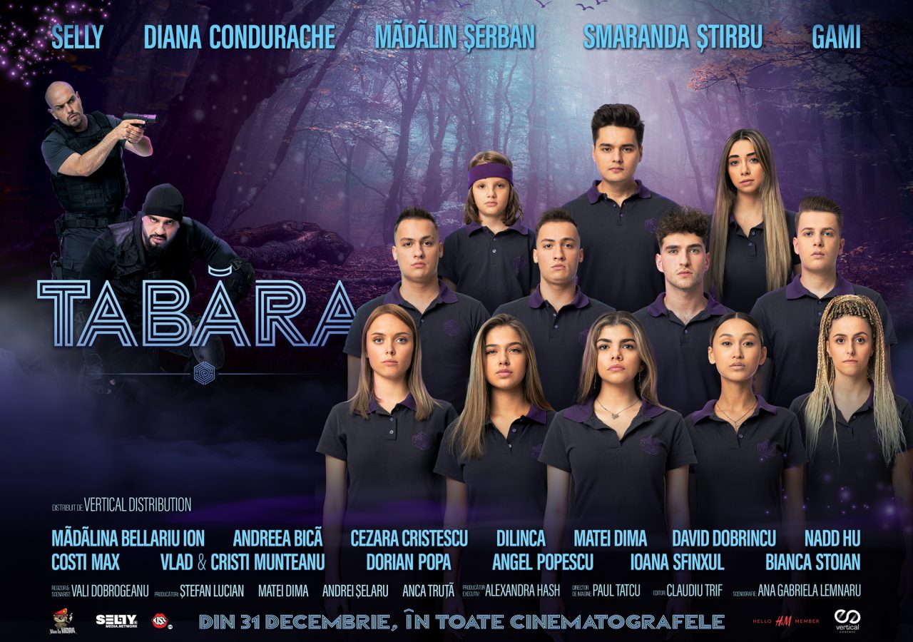 „Tabăra”, cel mai vizionat film din România după weekend-ul lansării. Ultimul proiect al trupei „5GANG” a fost peste noul „Matrix” și cel mai recent „Spiderman”