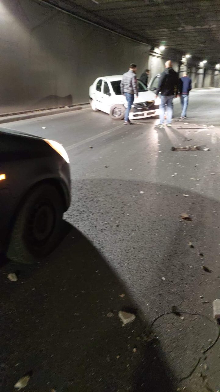 Un accident rutier a avut loc în Pasajul Unirii din București