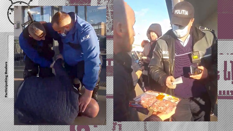VIDEO | Incident în fața unui magazin din Buzău. Un client nemulțumit a fost pus la pământ de agenții de pază, iar apoi a fost călcat pe gât