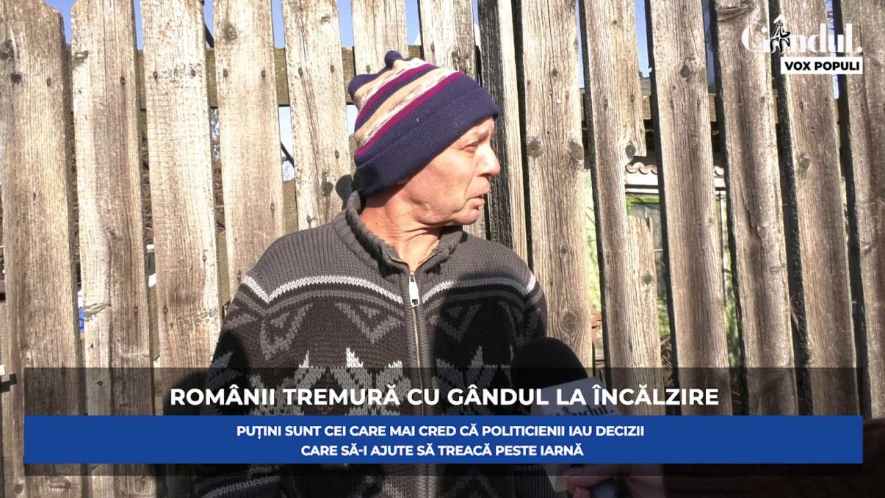GÂNDUL VOX POPULI. Factura la gaz le dă frisoane românilor (VIDEO)