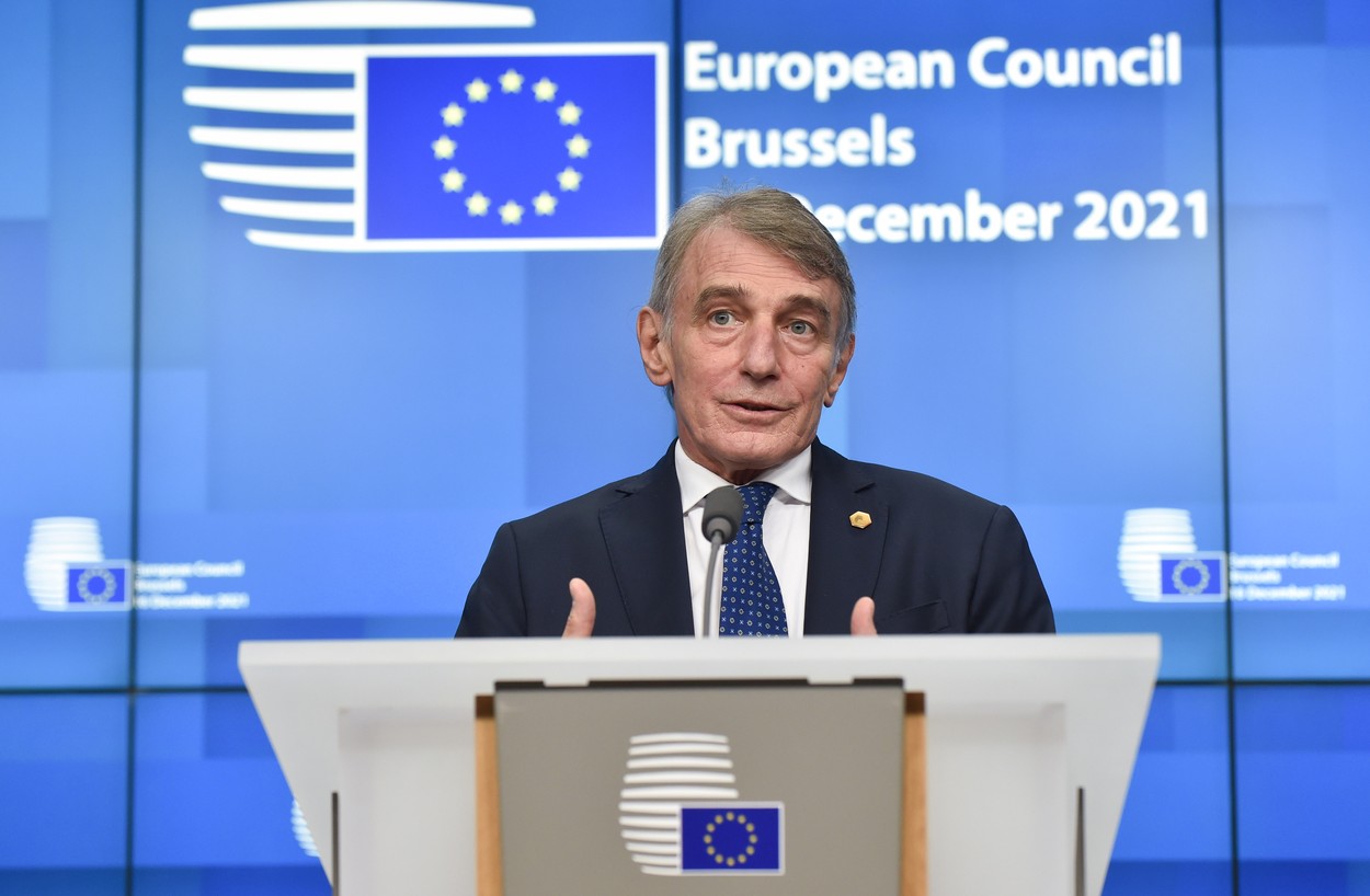 Președintele Sassoli va fi omagiat în plenul Parlamentului European