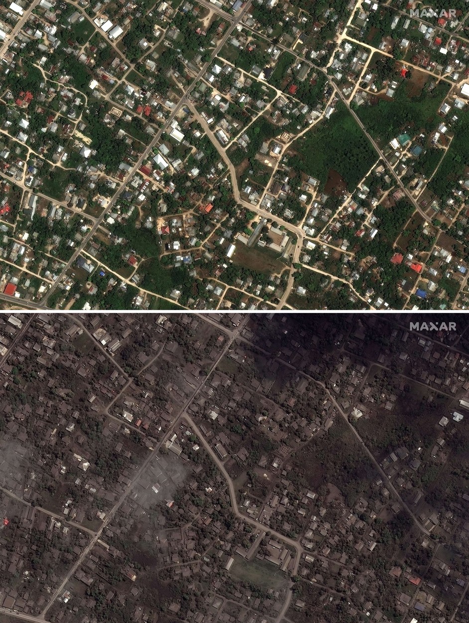 Dezastrul din Tonga, văzut din satelit. Țara, devastată de erupția vulcanului Hunga Tonga și de valul tsunami care a urmat | VIDEO