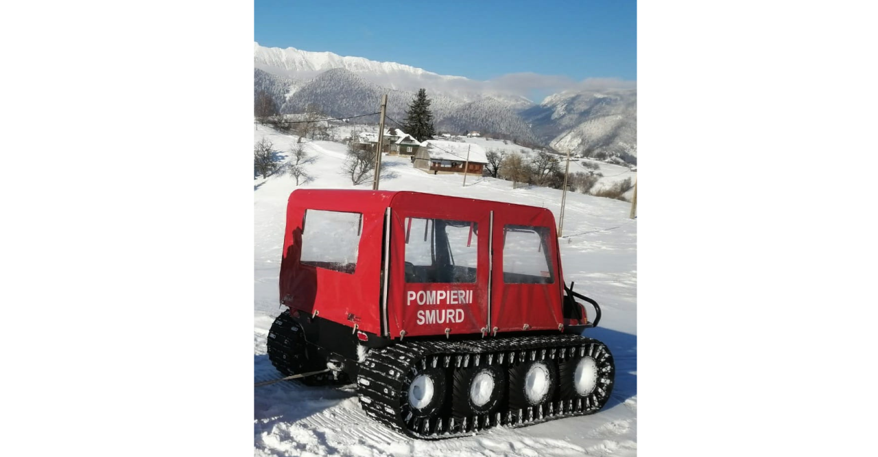 ISU Brașov a intervenit cu șenilata la un apel la cabana Diham. În ce stare este persona care a solicitat ajutor