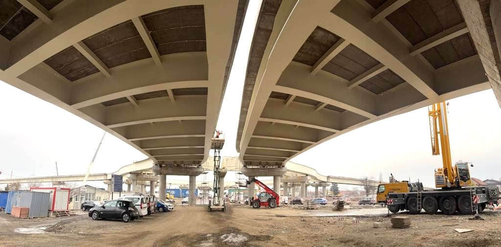 GALERIE FOTO | Pasajul de la Domnești, de pe Centura Capitalei, prinde contur de la o zi alta și arată tot mai bine