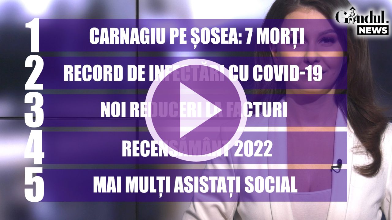 GÂNDUL NEWS. Carnagiu pe o șosea din Iași: 7 oameni au murit pe loc (VIDEO)
