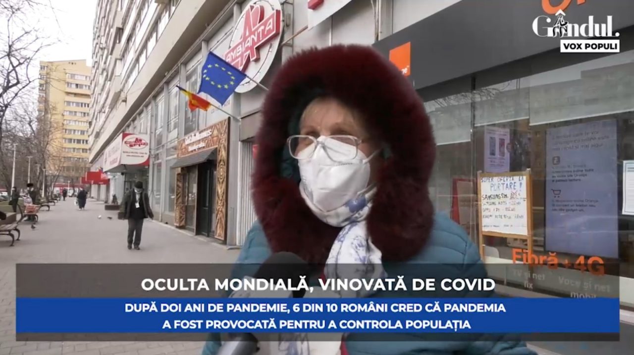 GÂNDUL VOX POPULI. Din ce motiv cred unii români că elitele globale au provocat pandemia de Covid-19 (VIDEO)