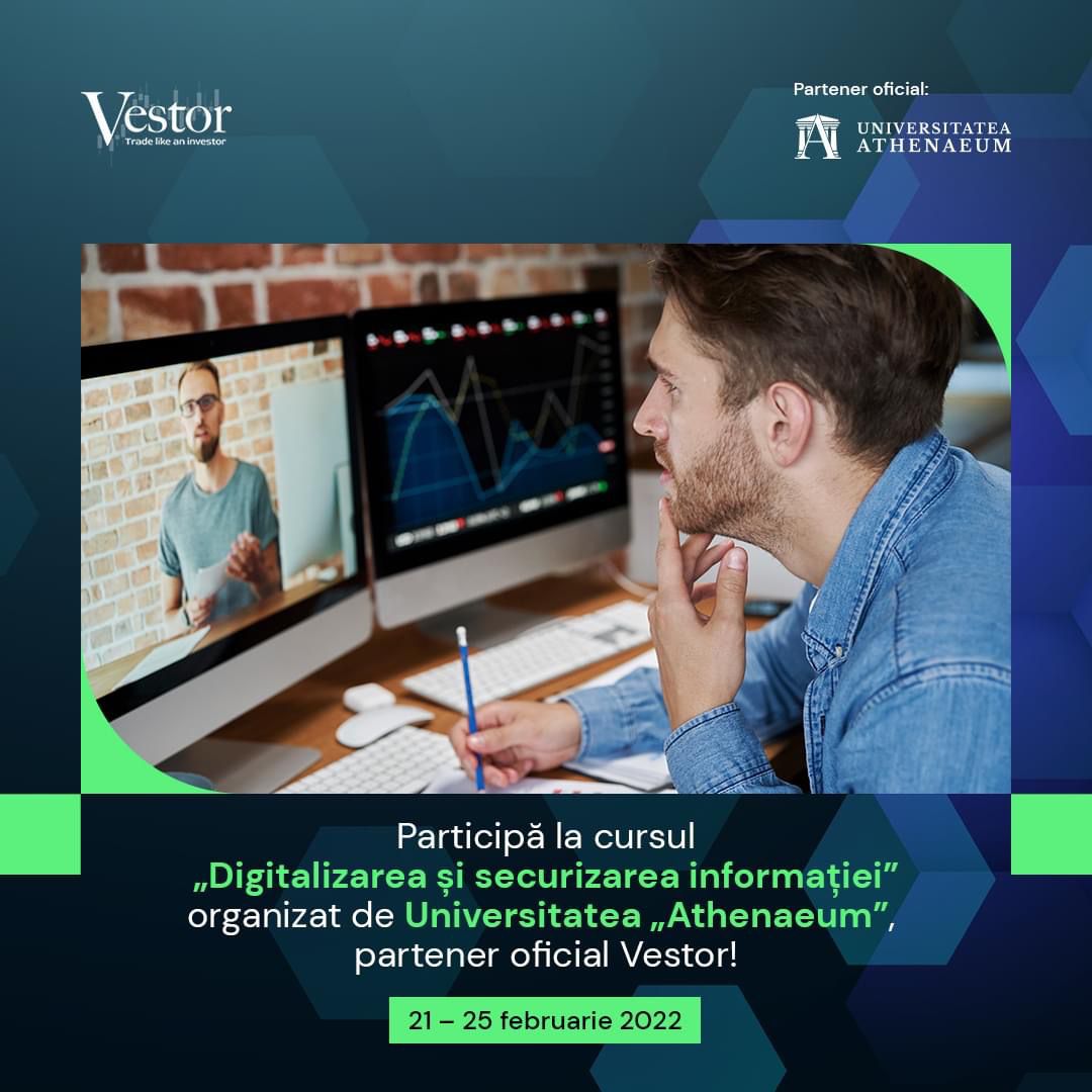 (P) Universitatea Athenaeum și Vestor, parteneriat pentru securitatea digitală