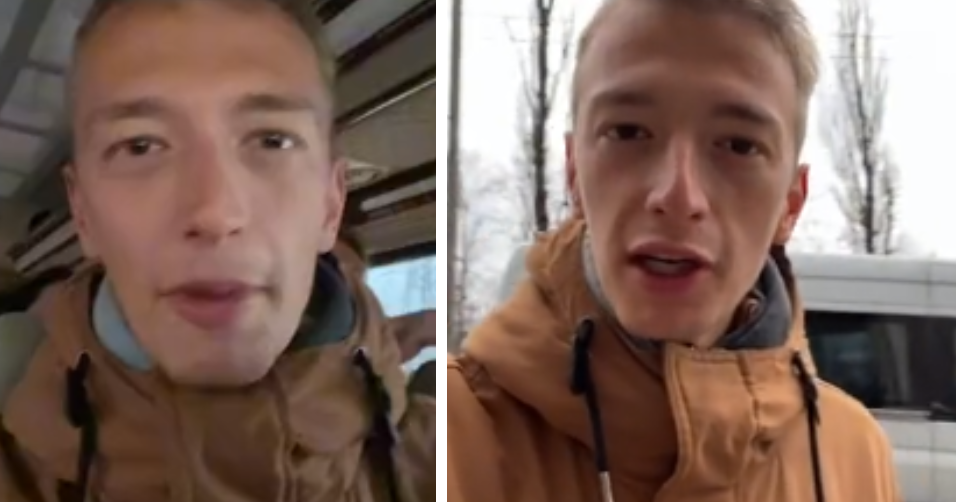 VIDEO EXCLUSIV| Apelul lui Cristi Dascălu, vloggerul care a reușit să plece din Kiev cu microbuzul: „Sunt mulți români blocați acolo, au nevoie de ajutor”