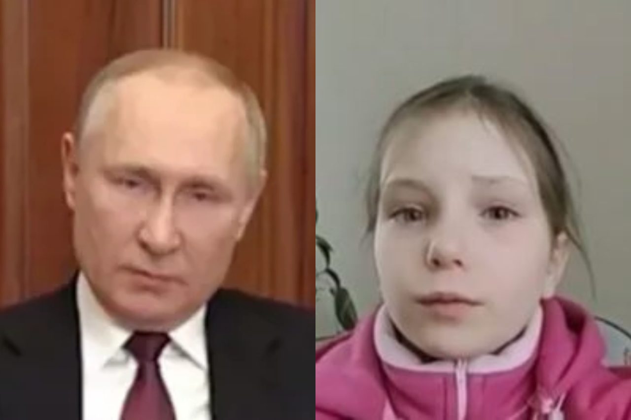 VIDEO | Mesajul unei fetițe de șase ani din Ucraina pentru Putin: „Șterge-o de aici, din țara mea”