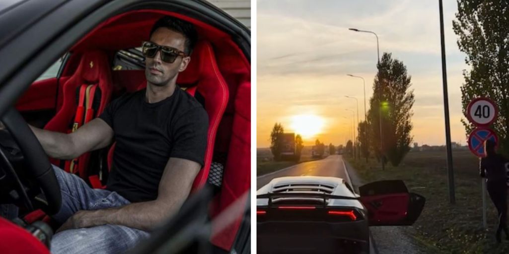 VIDEO| Influencerul multimilionar Zed și iubita lui, anchetați de Poliția Ilfov pentru un filmuleț pe TikTok. Ce ar fi făcut cu un semn de circulație, pentru bolidul tunat al ”regelui șoselelor”