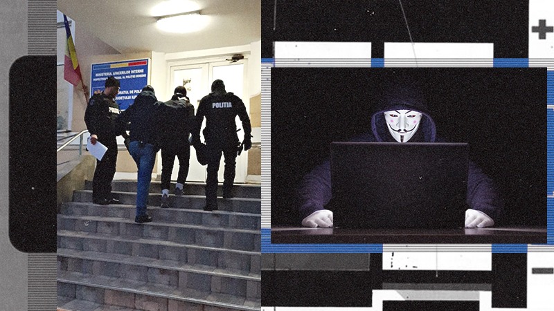 EXCLUSIV| Povestea incredibilă a „Omului fără chip”, bărbatul care a falsificat sute de documente. Tânărul se deplasa doar cu taxiul și folosea simbolul Anonymous