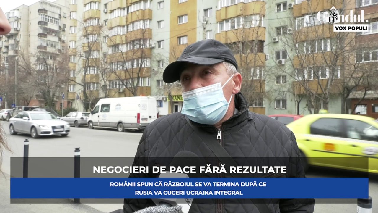 GÂNDUL VOX POPULI. Mai poate exista o soluție diplomatică în războiul din Ucraina sau rușii nu se vor opri, indiferent de negocieri? (VIDEO)