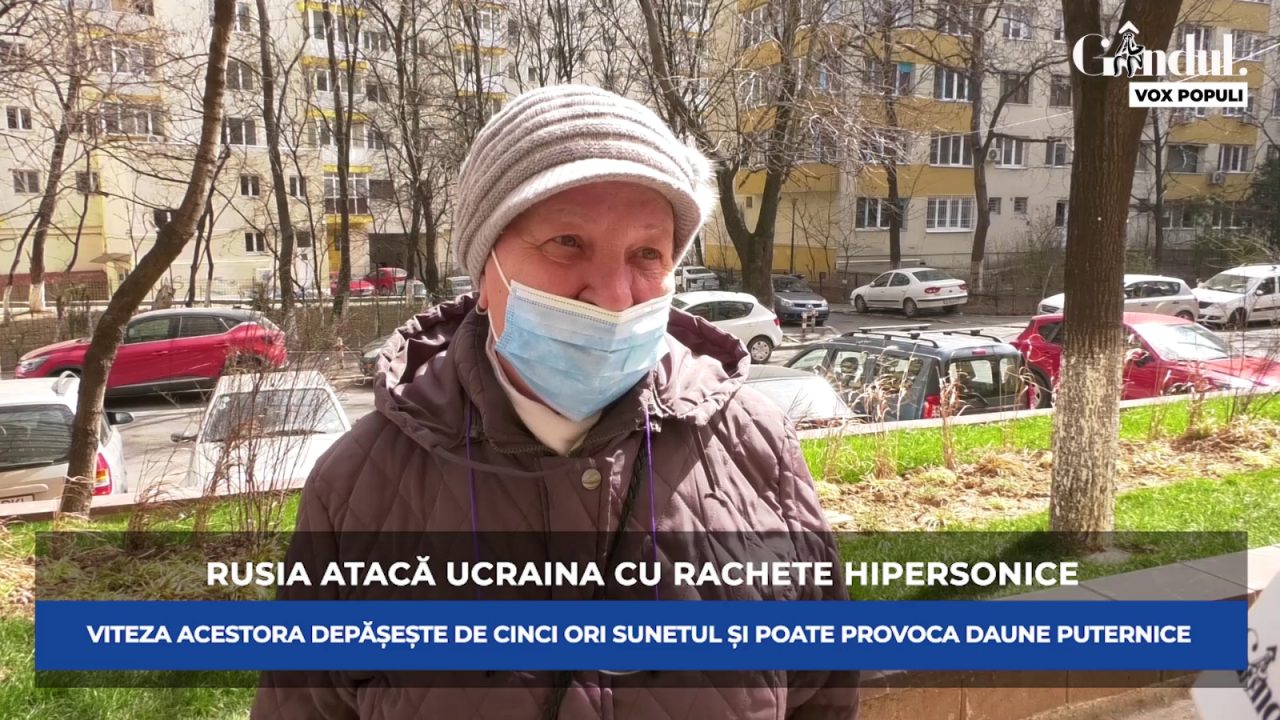 GÂNDUL VOX POPULI. Cât va mai rezista Ucraina împotriva bombardamentelor, după ce Rusia a început să folosească rachete hipersonice (VIDEO)