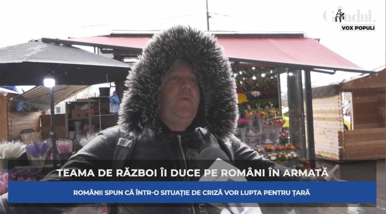 GÂNDUL VOX POPULI. Se tem românii de armată și război? (VIDEO)