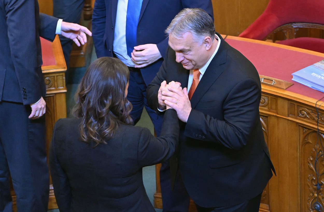 FOTO | Ungaria are, pentru prima dată în istorie, o femeie în funcția de președinte. Cine este Katalin Novak și ce legături are cu Viktor Orban