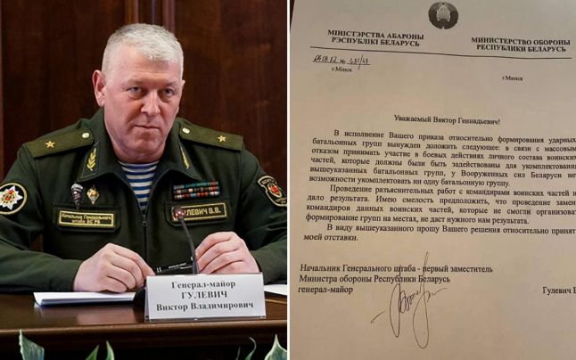 Şeful statului major din Belarus ar fi demisionat pentru că militarii săi nu vor să susţină invazia în Ucraina