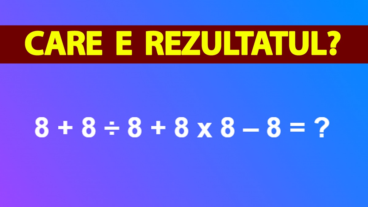 Testul de inteligență la care și geniile greșesc | Care e rezultatul corect