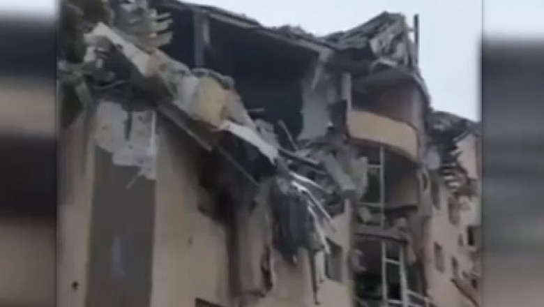 VIDEO | O rachetă rusească a lovit o maternitate în Jîtomîr. Ce a rămas în urma atacului