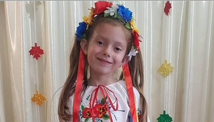 Alisa a fost ucisă de o bombă cu dispersie, în timp ce se afla la școală, în orașul ucrainean Okhtyrka