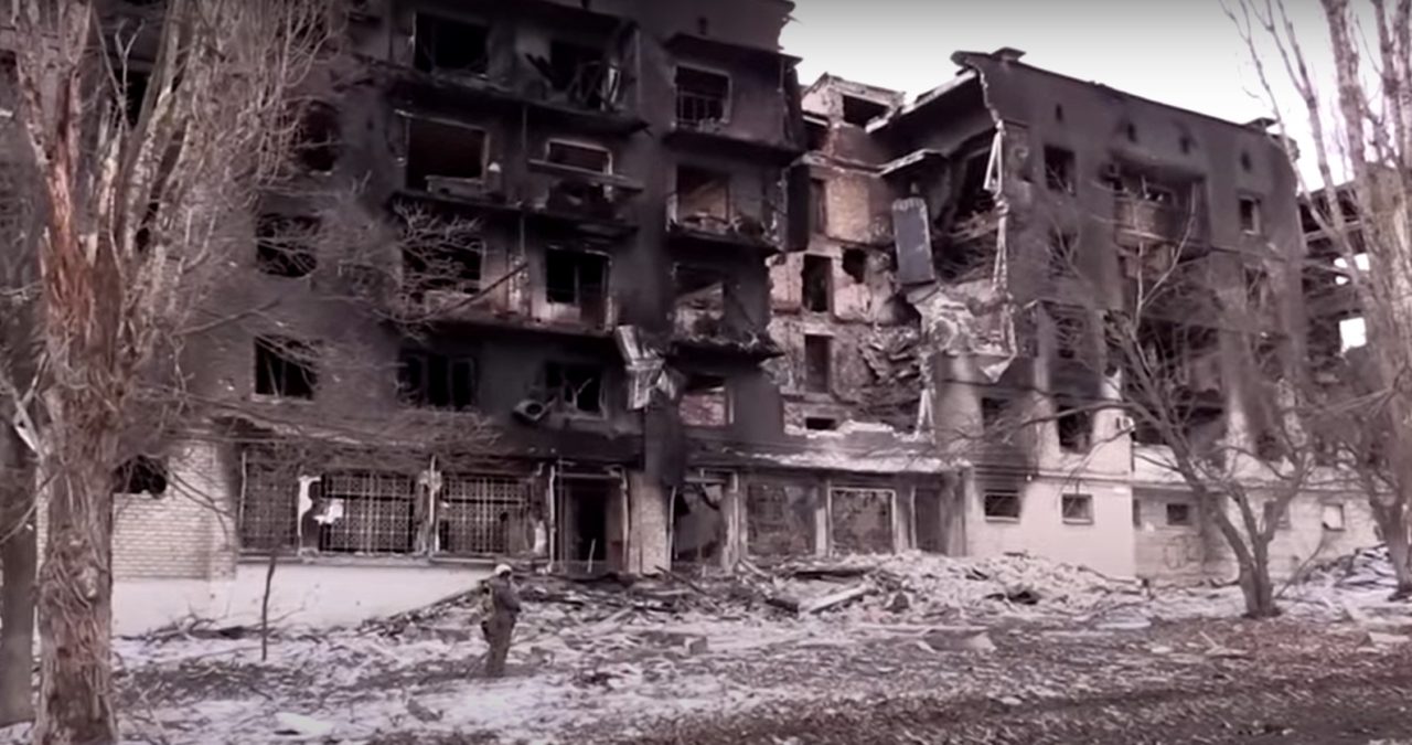 Cum arată primul oraș ucrainean ras de pe fața pământului după bombardamente