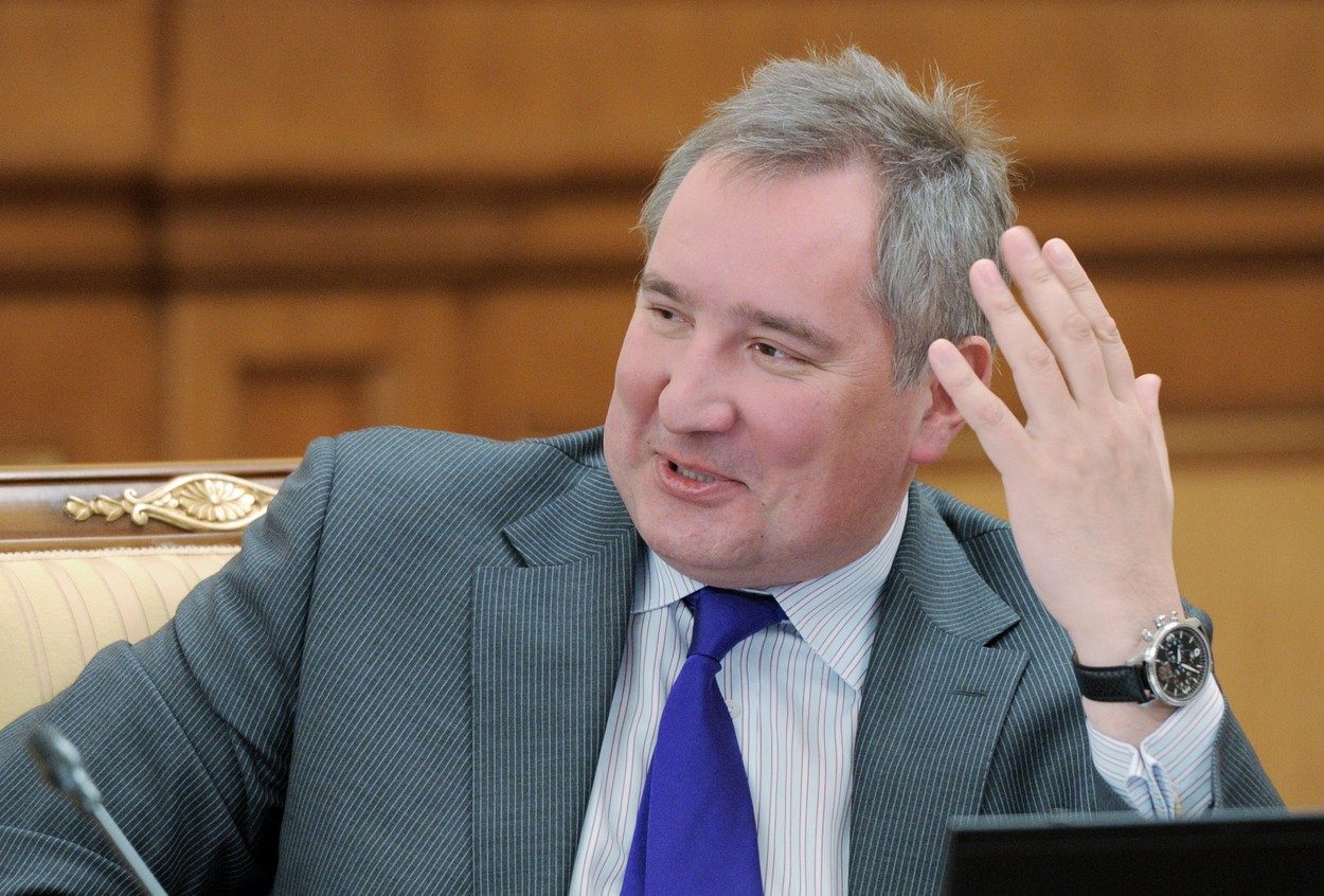 Dmitri Rogozin, demis de Vladimir Putin de la conducerea Agenţiei Spaţiale ruse. El era considerat un apropiat al liderului de la Kremlin