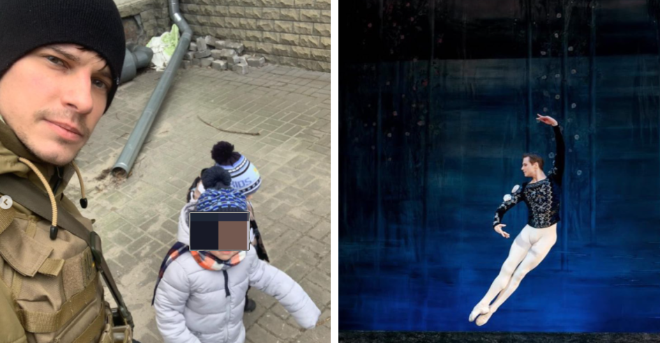 FOTO| Povestea balerinului din Kiev care a lăsat scena și a plecat cu arma în mână pe străzile orașului. „Noi nu suntem ca ei, nu tragem în oameni”
