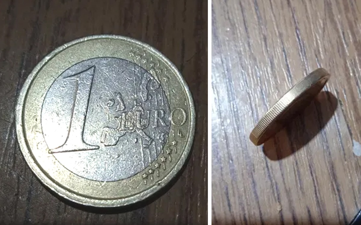 Ai așa ceva? Moneda de 1 euro cu defect, estimată de colecționari la 6.000 de lei