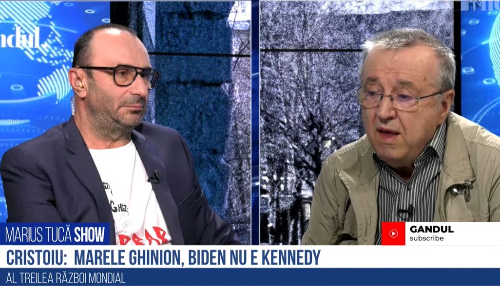 VIDEO Ion Cristoiu dezvăluie marele ghinion al istoriei universale: „Biden nu este Kennedy! Este pentru prima dată în istoria postbelică când o putere se confruntă cu o putere mai mică și cea mică este ajutată direct cu arme”