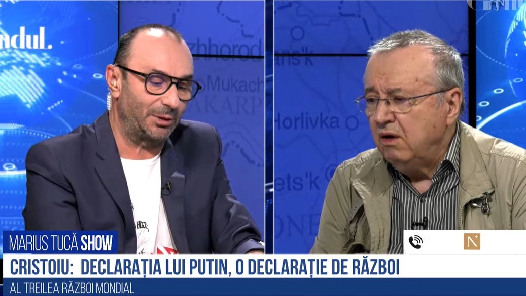 VIDEO  Publicistul Ion Cristoiu, despre confruntarea Rusia-NATO: „Un război cu NATO sau cu Occidentul va fi un război al stelelor. Toată această înarmare se face pentru a doua etapă care va începe…”