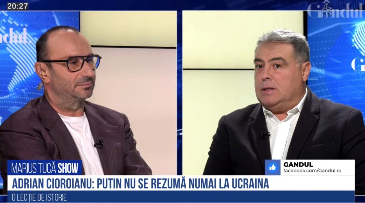 VIDEO Istoricul Adrian Cioroianu, despre strategia lui Putin și joaca de-a granițele: „Nu se rezumă numai la Ucraina. Putin vrea o nouă ordine europeană!”